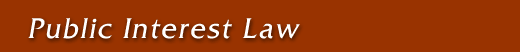 Public Interest Law