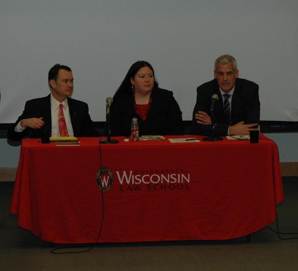 Panelists D. Michael McBride, Dawn Baum, Kevin Wadzinski