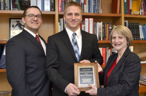 2012-2013 Best Brief Winner - 2L, Bryce A. Schoenborn, Class of 2014